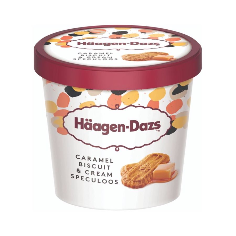 Haagen-Dazs Caramel Biscuit & Cream Ice Cream Mini Cup 100ml