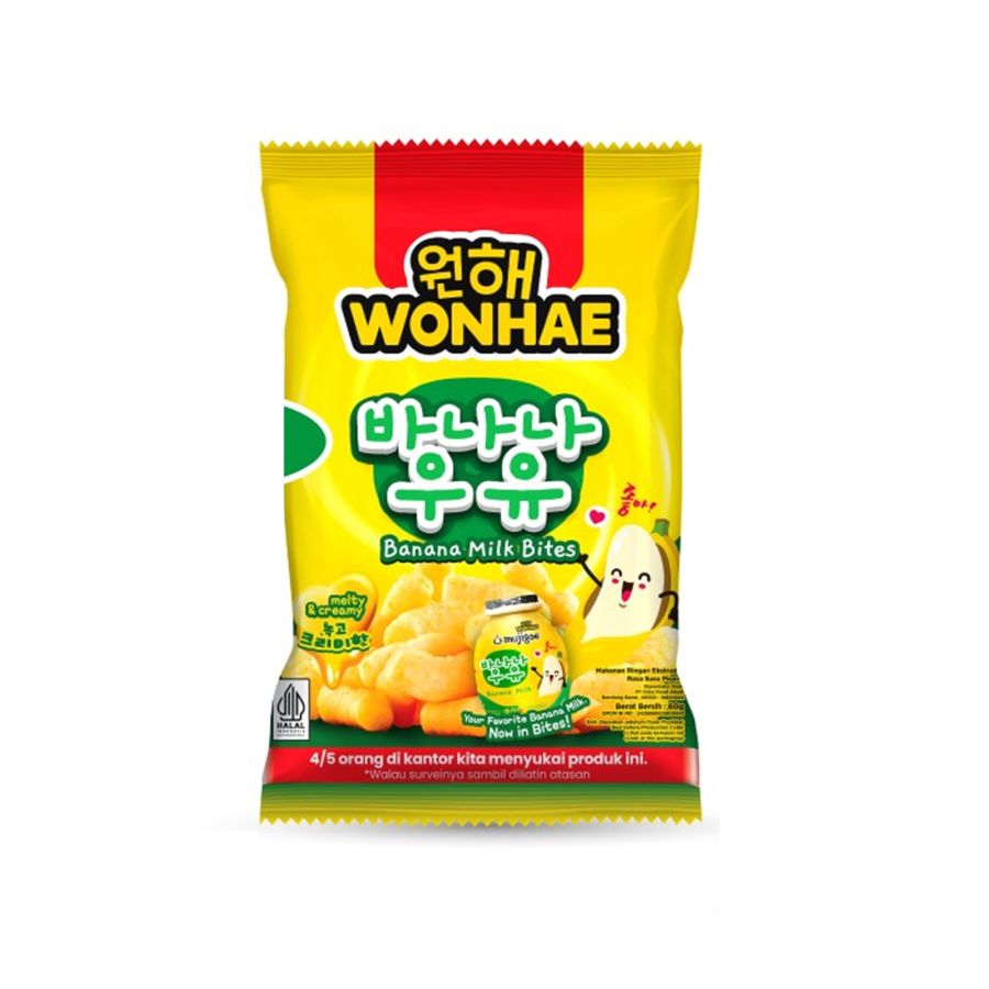 Wonhae Banana Milk Bites 60gram