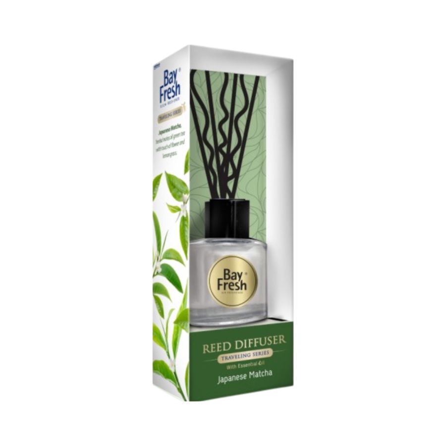 Bayfresh Japanese Matcha Reed Diffuser Pengharum Ruangan 30ml