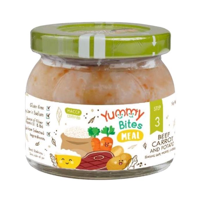 Yummy Bites Meal Step 3 Beef Carrot & Potato MPASI