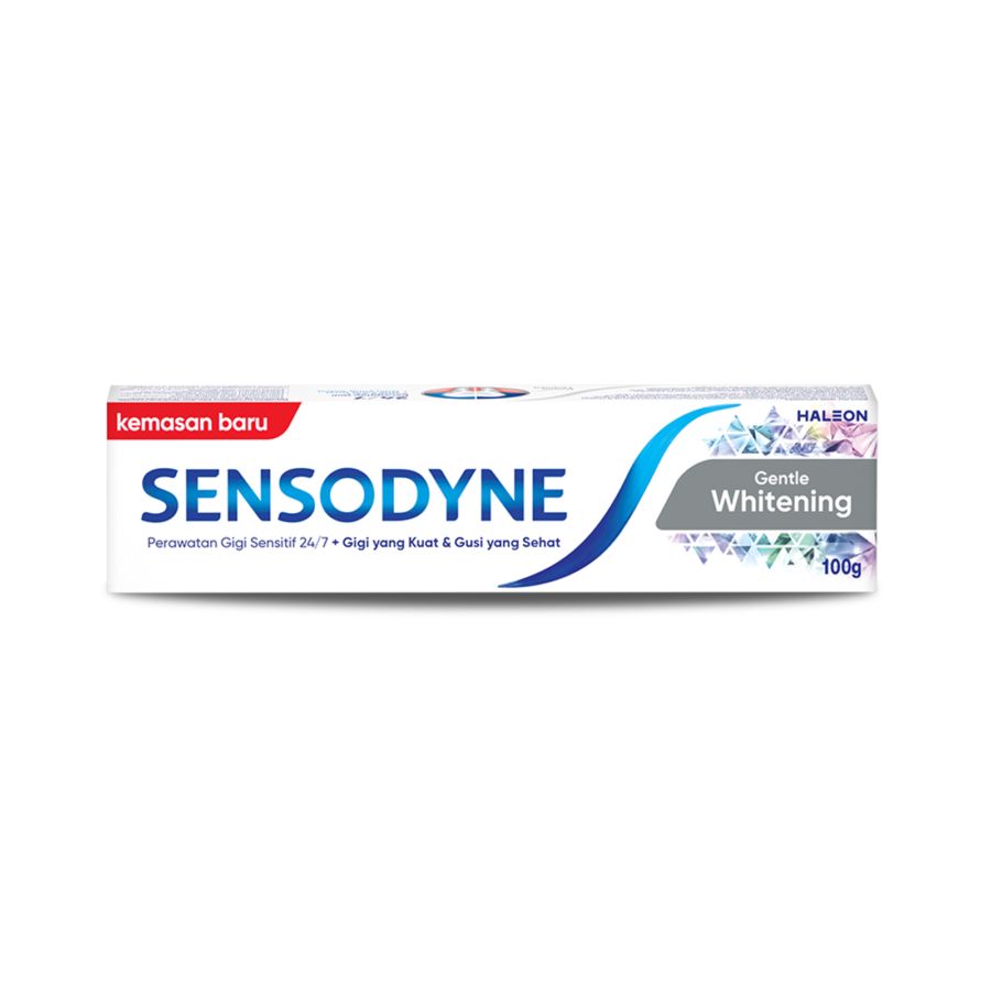 Sensodyne Toothpaste Sensitif Essensial Care Whitening/Pasta Gigi 100gram