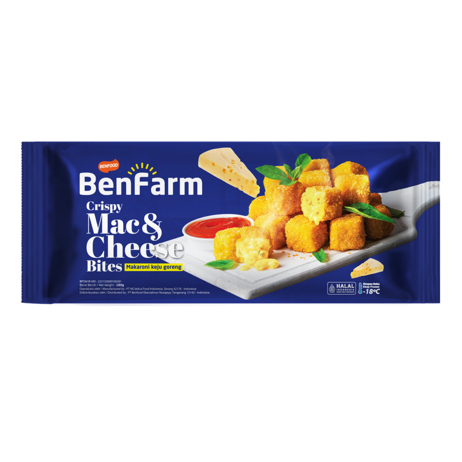 Benfarm Mac and Cheese Bites  180gram