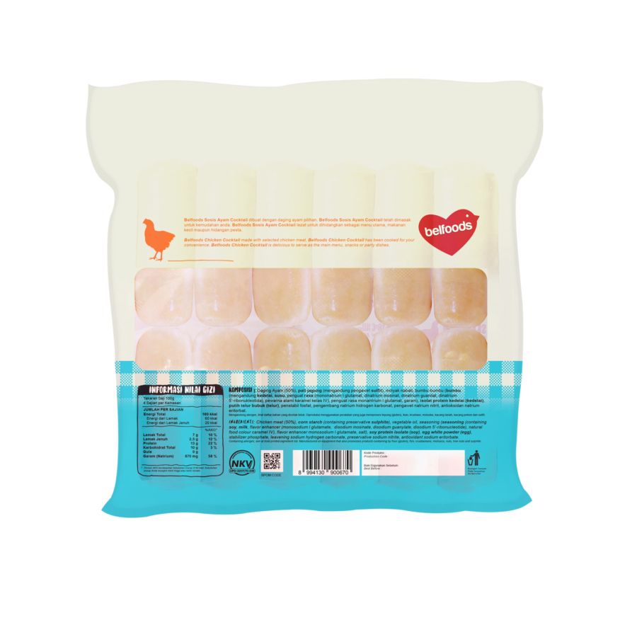 Belfoods Chicken Cocktail Sausages 400gram