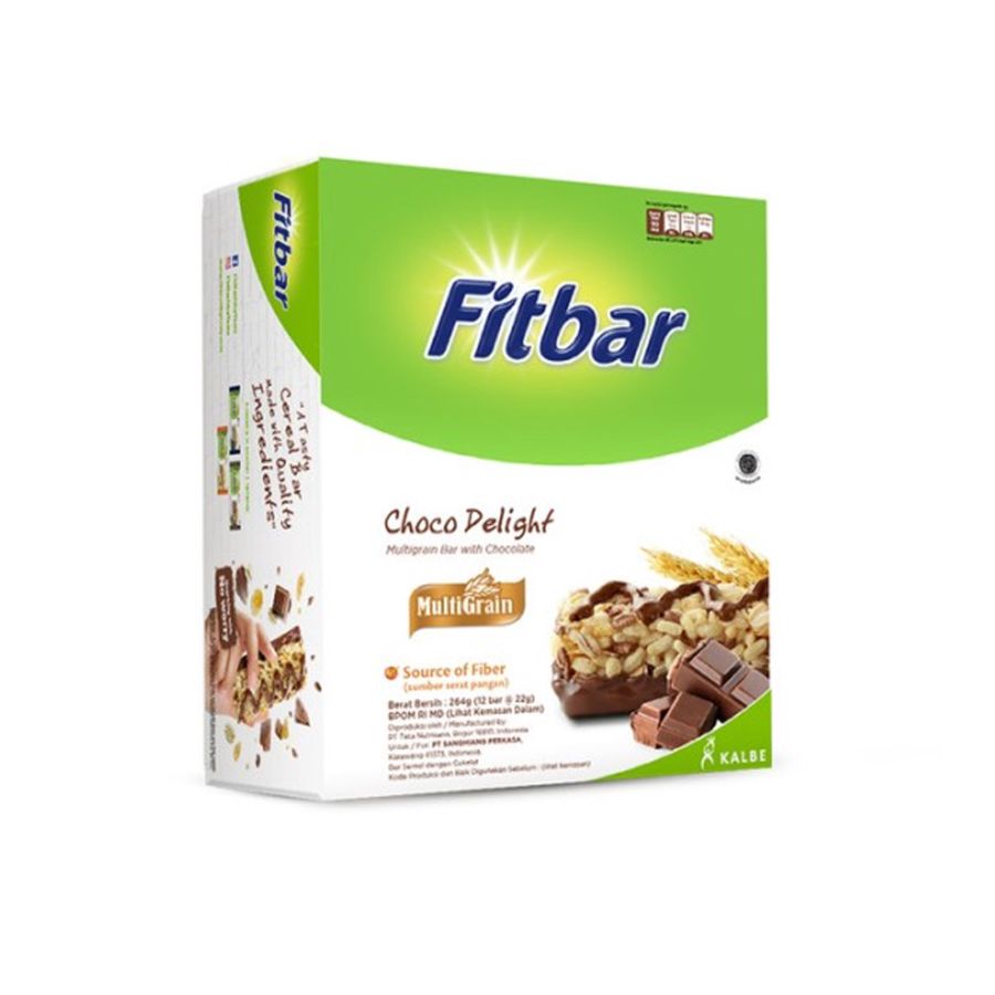 Fitbar Choco Delight Multigrain 20gr 1 ctn