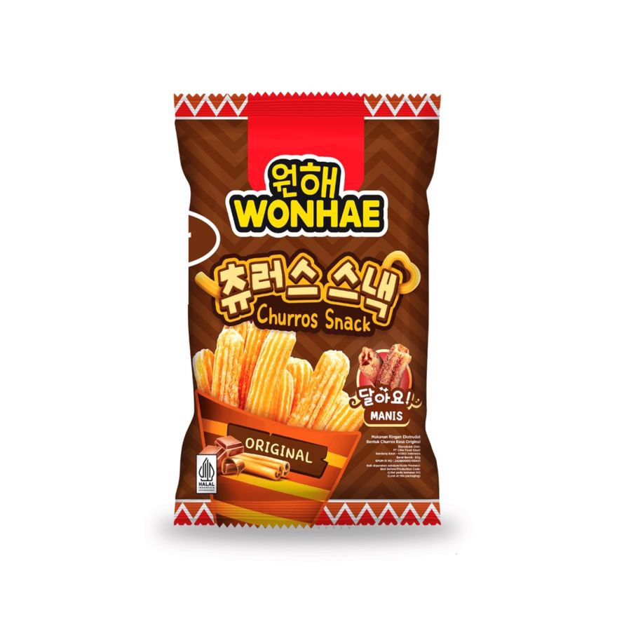 Wonhae Churros Snack Original 60gram