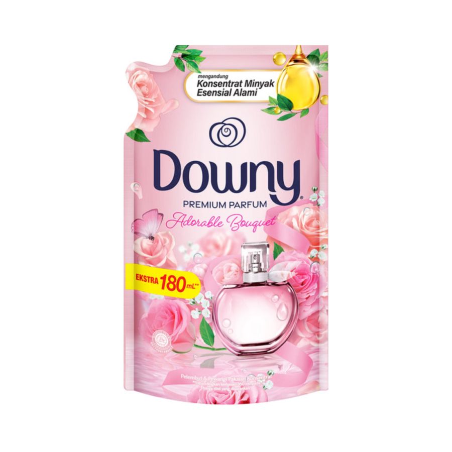 Downy Premium Parfum Adorable Bouquet Refill/Pelicin Pelembut Pakaian 1450ml