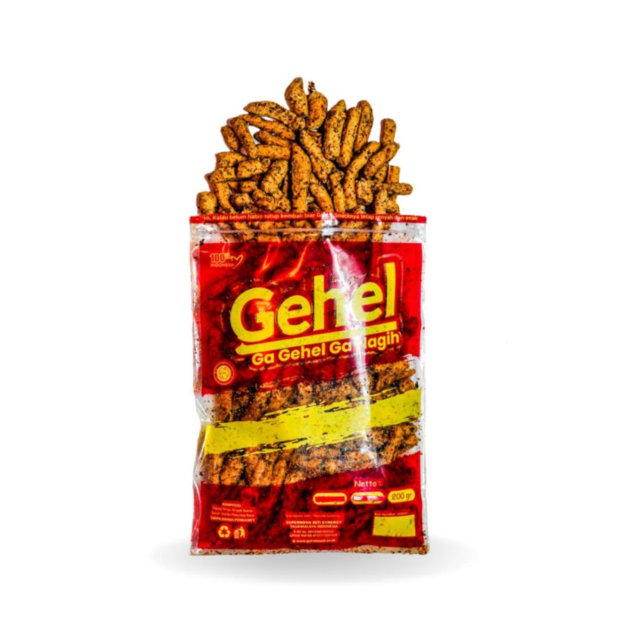 Gehel Basreng Pedas Biasa 200gram