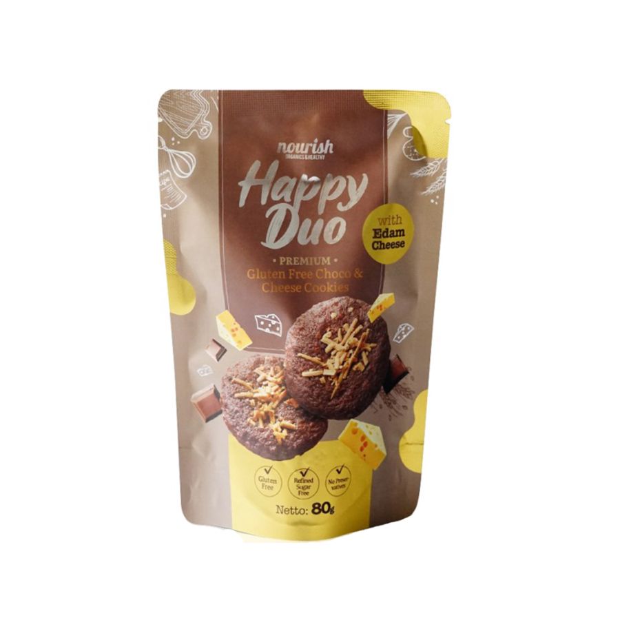 Nourish Happy Duo Premium Choco & Cheese Cookies 80gram