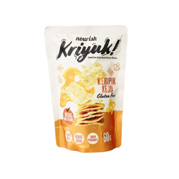 Nourish Kriyuk! Keripik Bawang Keju Gluten Free