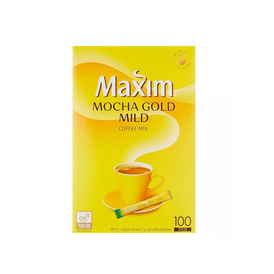 Maxim Mocca Gold Coffee Mix/ Kopi Moka Korea 100sachet 1.2kg 1200gram
