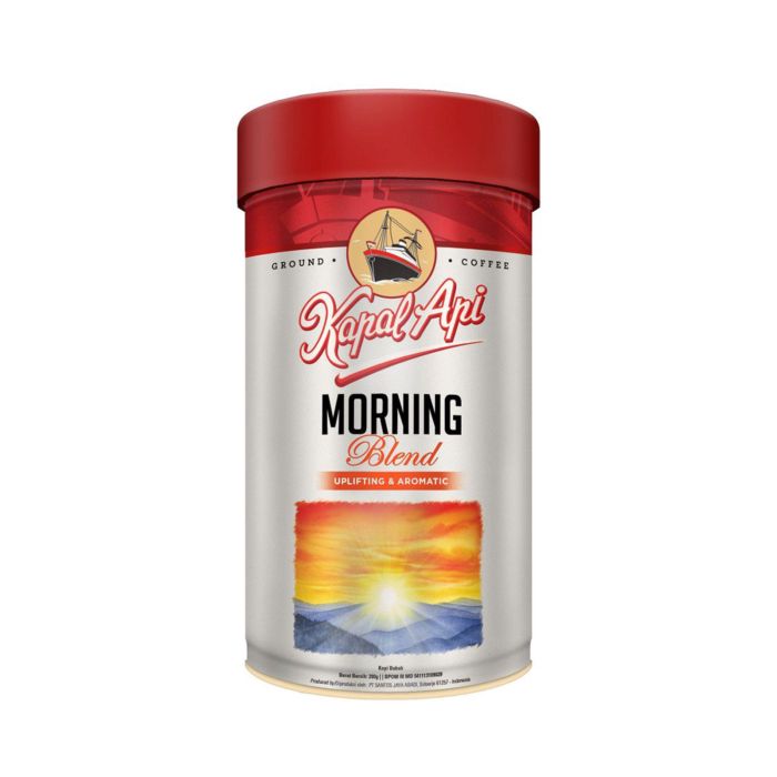 Kapal Api Morning Blend Kopi Bubuk Tin