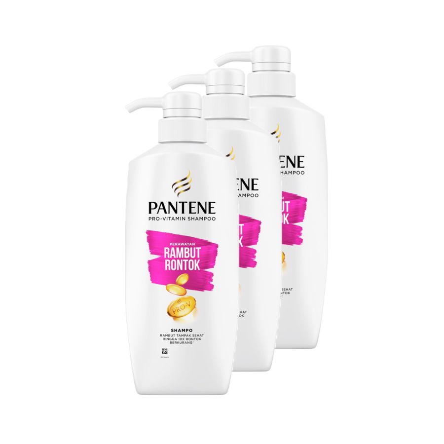 Pantene Shampoo Anti Hairfall Paket Isi 3 3bottle