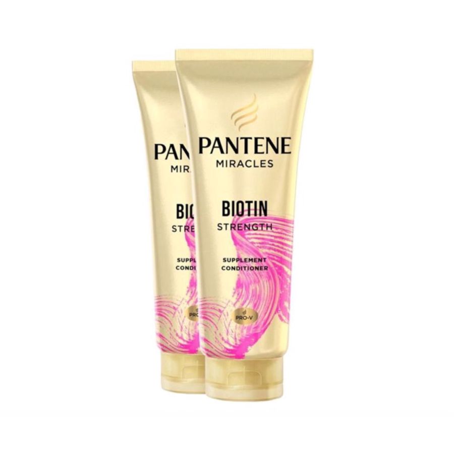 Pantene Conditioner Miracles Biotin Strength Isi 2/Kondisioner 2bottle