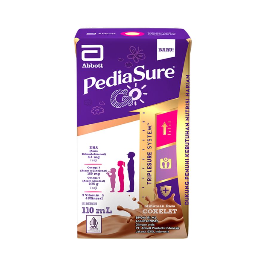 Pediasure Go Chocolate 1-10 Tahun Susu UHT 110ml