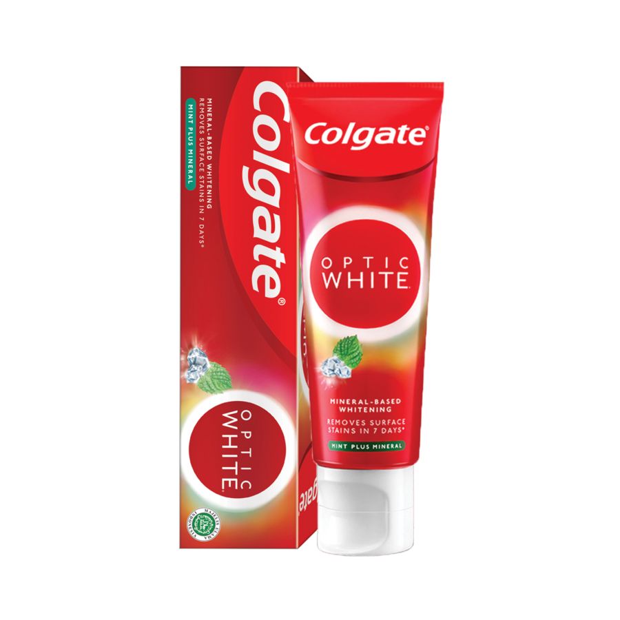 Colgate Toothpaste Optic White Mint Plus Mineral/Pasta Gigi 100gram