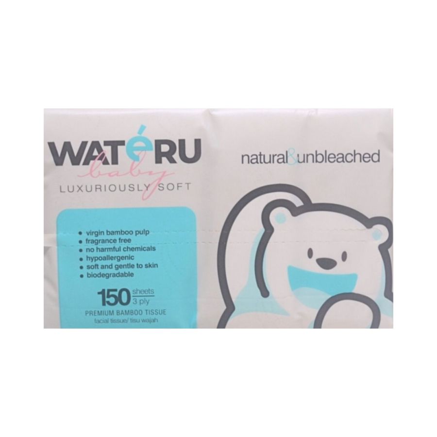 Wateru Bamboo Facial Tissue 150sheets