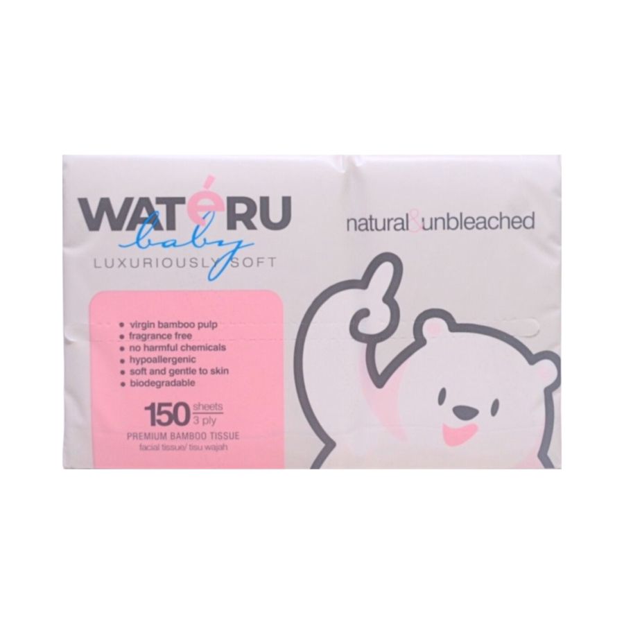 Wateru Facial Tissue /Tisu Wajah 150sheets