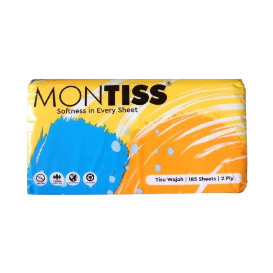 Montiss Tisu Wajah 185sheets