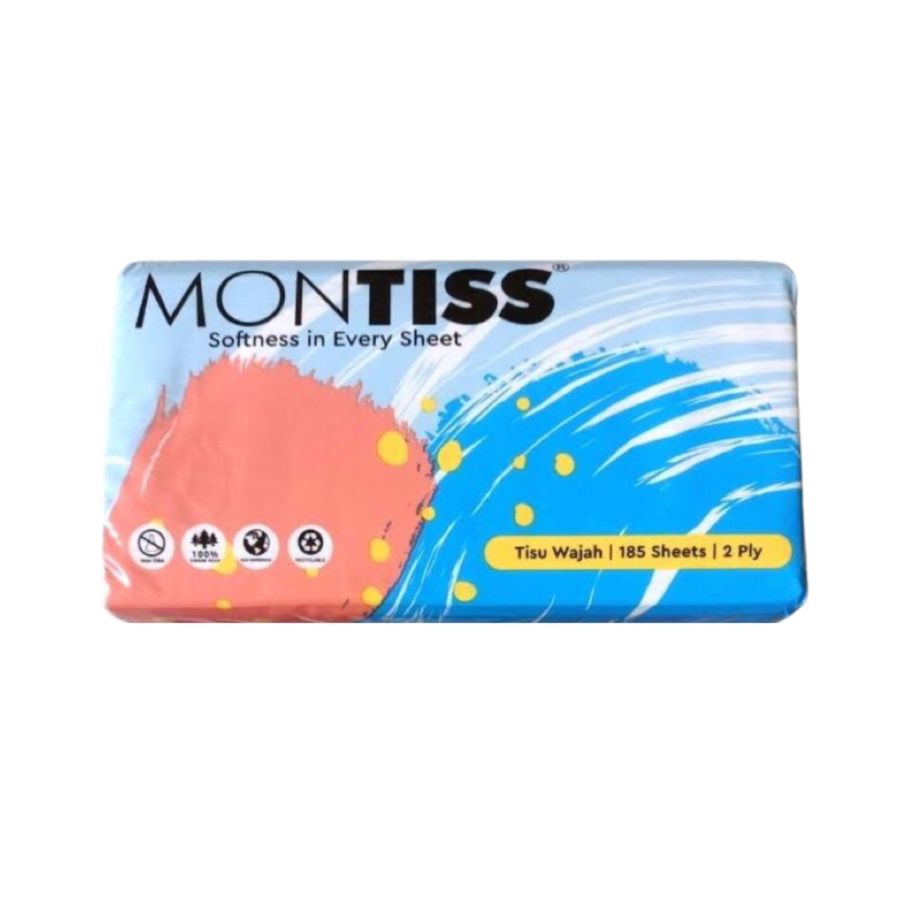 Montiss Tissue Softpack 185sheets 185sheets 185sheets