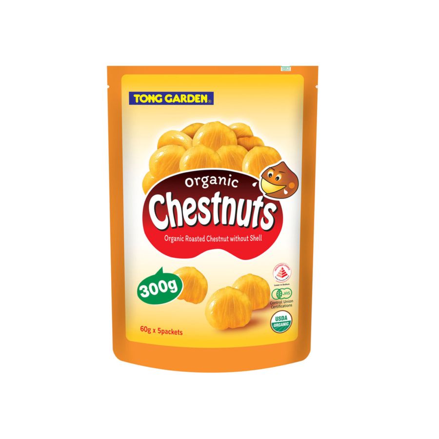 Tong Garden Organic Chestnuts without Shell 300gram