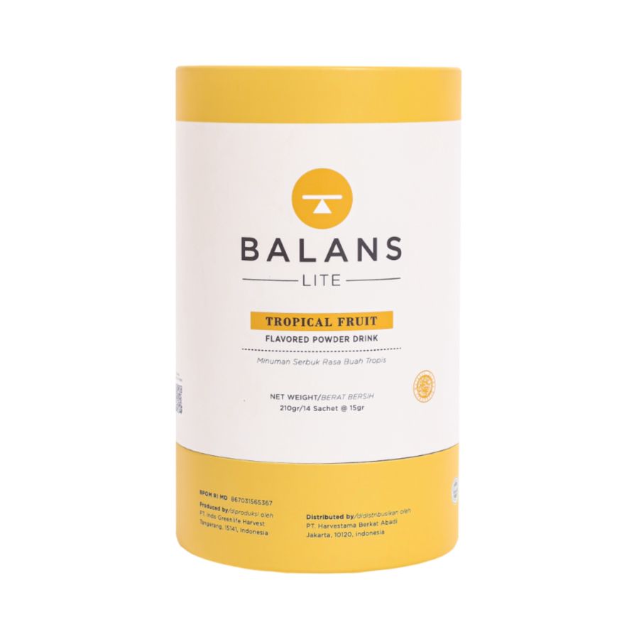 Balans Lite Powder Drink Tropical Fruit Flavored Tube