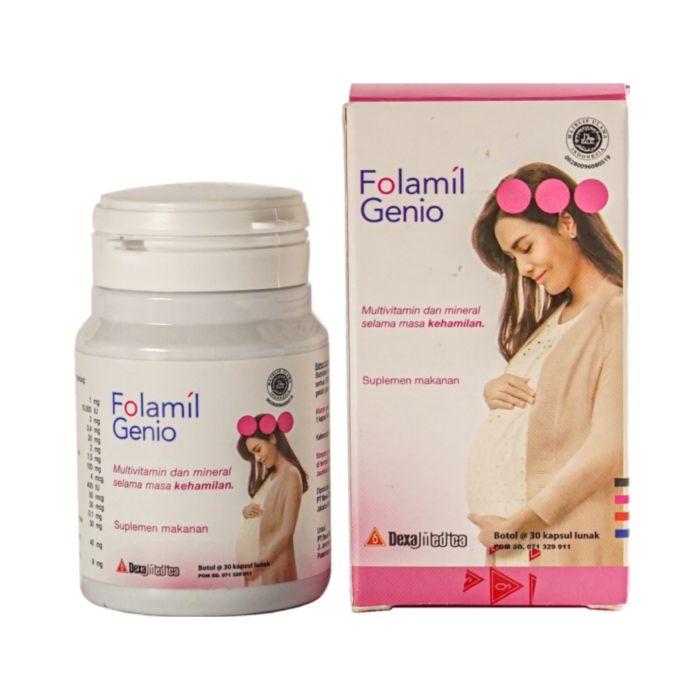 Folamil Genio Suplemen Ibu Hamil Botol