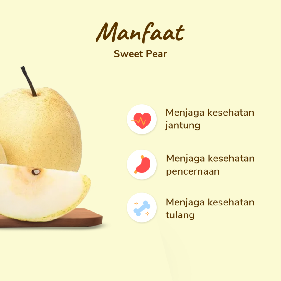 Sweet Pear Astro Farm 3-5 pcs 950-1000 gram