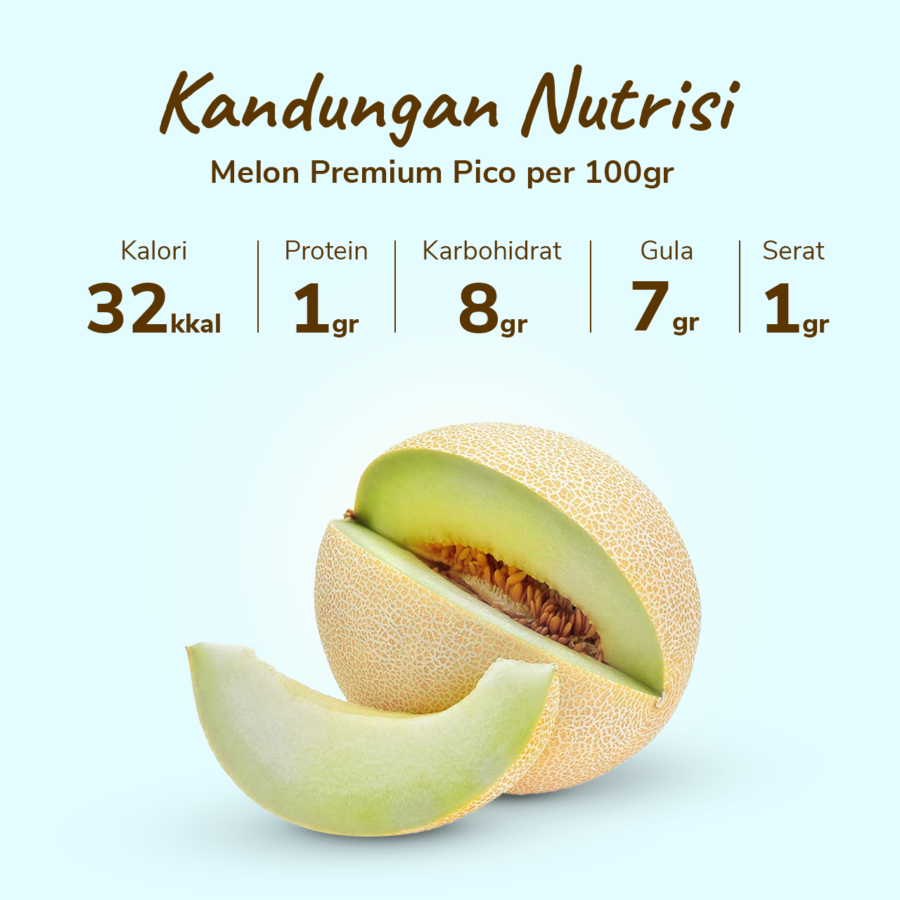 Melon Pico Premium - Size L 900gr - 1,2kg/Pcs