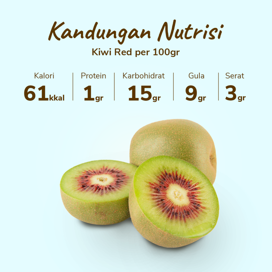 Kiwi Red Sweet Astro Farm 5-6 pcs 450-550 gram