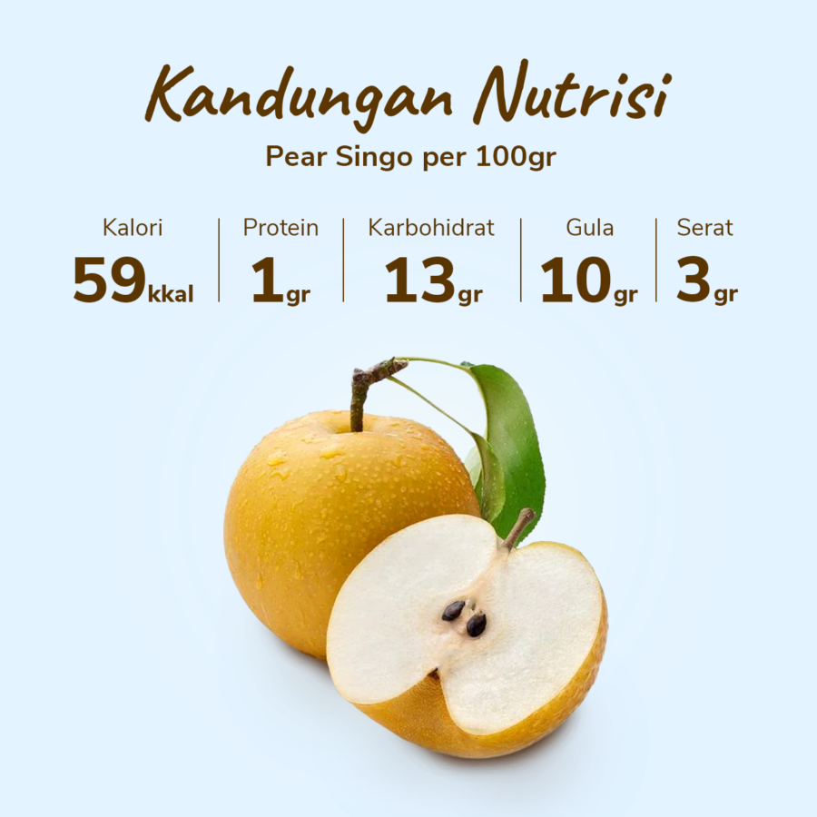 Pear Singo Premium Size L Astro Farm 1 pcs 225-275 gram
