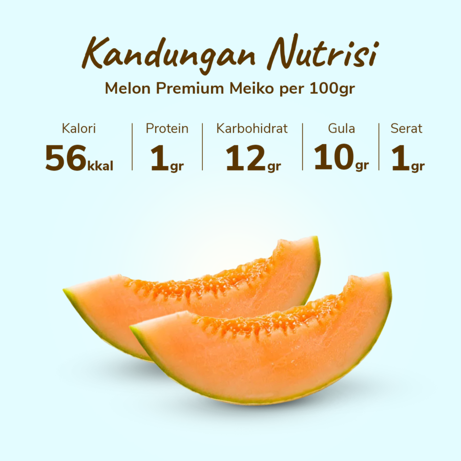 Melon Premium Mieko Size XL - Astro Farm 1.3kg - 1.5kg/pcs
