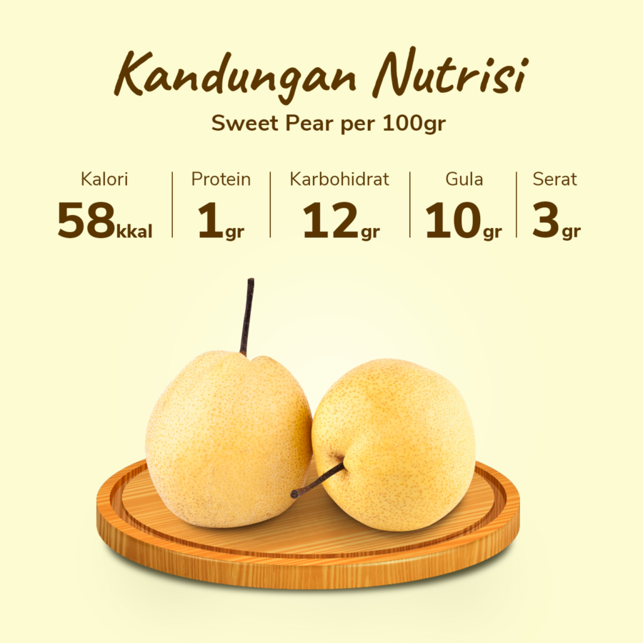 Sweet Pear Astro Farm 3-5 pcs 950-1000 gram