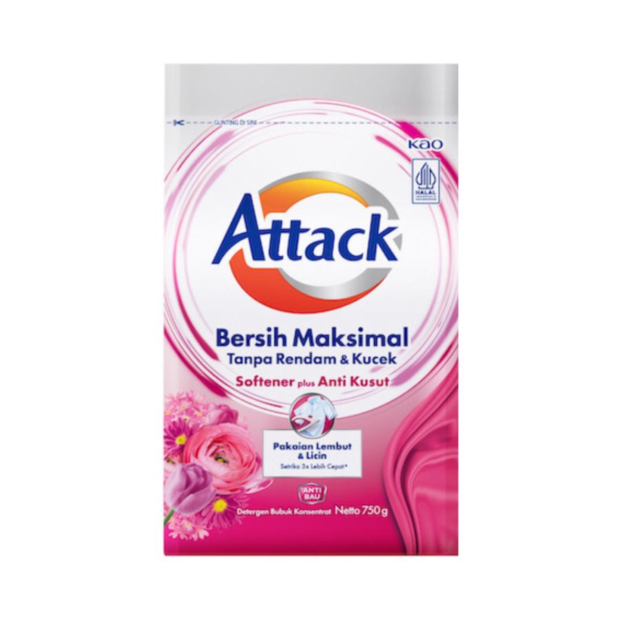 Attack Plus Softener Powder Detergent  750gram