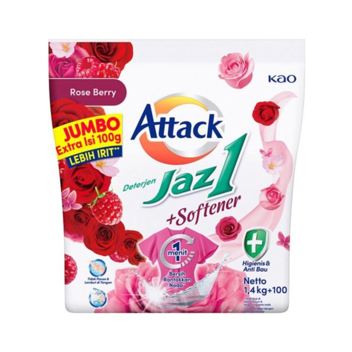 Attack Jaz1 Rose Berry Deterjen Bubuk Bag