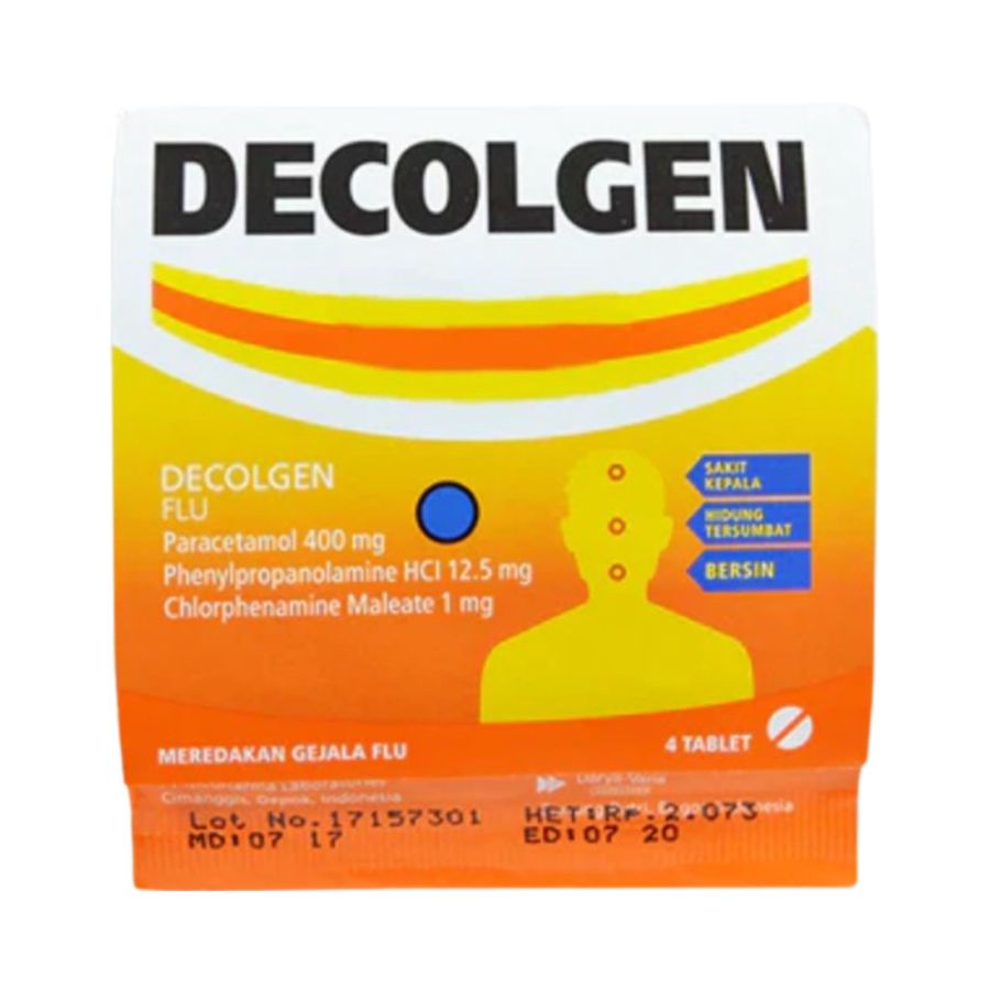 Decolgen Strip Obat Flu 4tablet