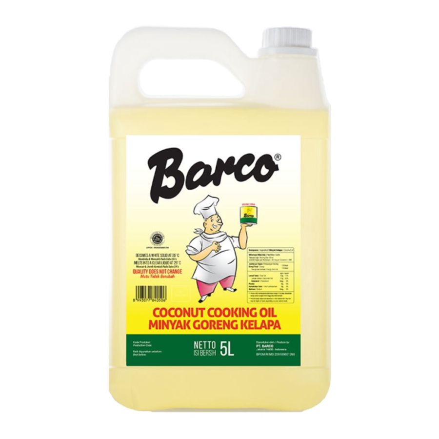 Barco Minyak Goreng Kelapa/Coconut Oil 5liter