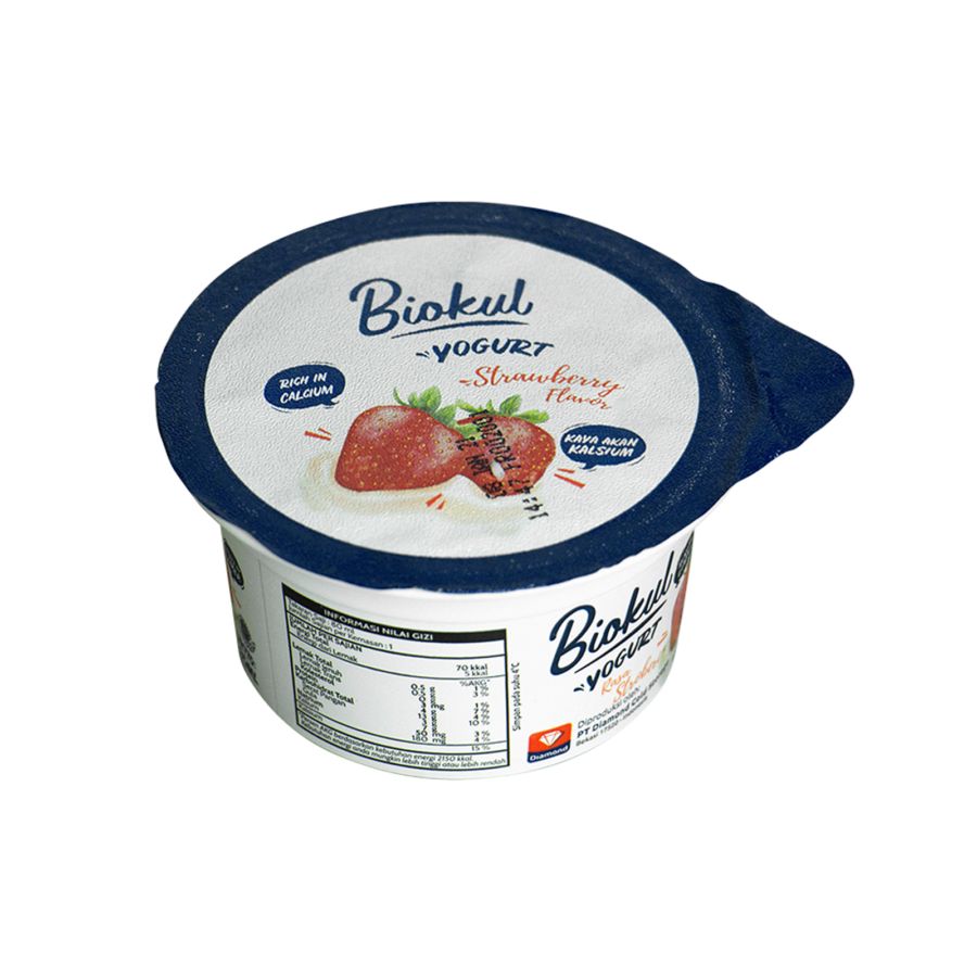 Biokul Stired Yogurt Strawberry 80ml