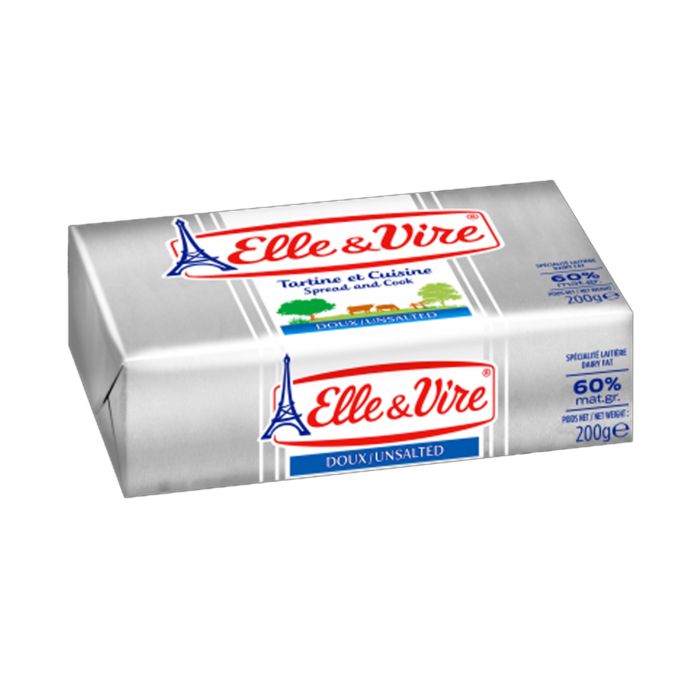 Elle & Vire Butter Unsalted Spread & Cooking 60%Fat