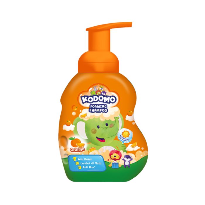 Kodomo Foaming Shampoo Orange Bottle