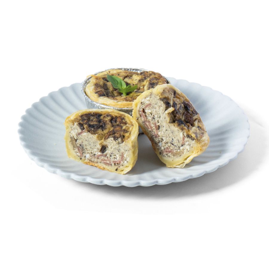 Quiche with Mushroom & Smoked Beef Truffle 1pcs