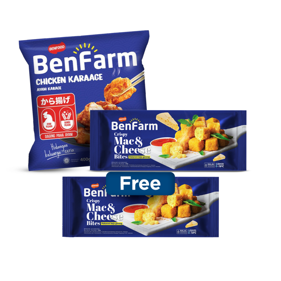 Special Bundle Benfarm free Mac and Cheese Bites 