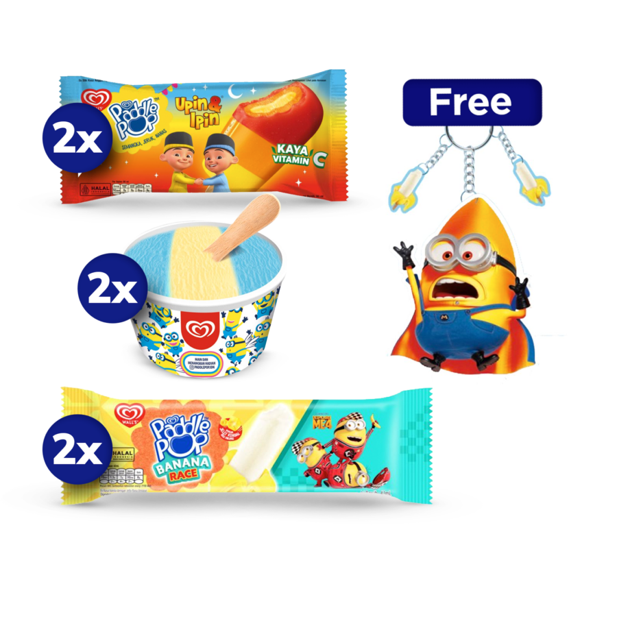 Special Bundle Walls Free Keychain Minion