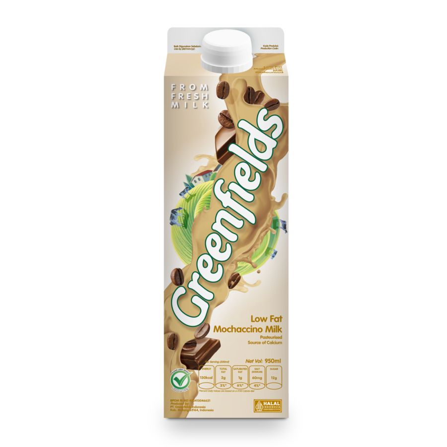 Greenfields Fresh Milk Low Fat Mochaccino 950ml