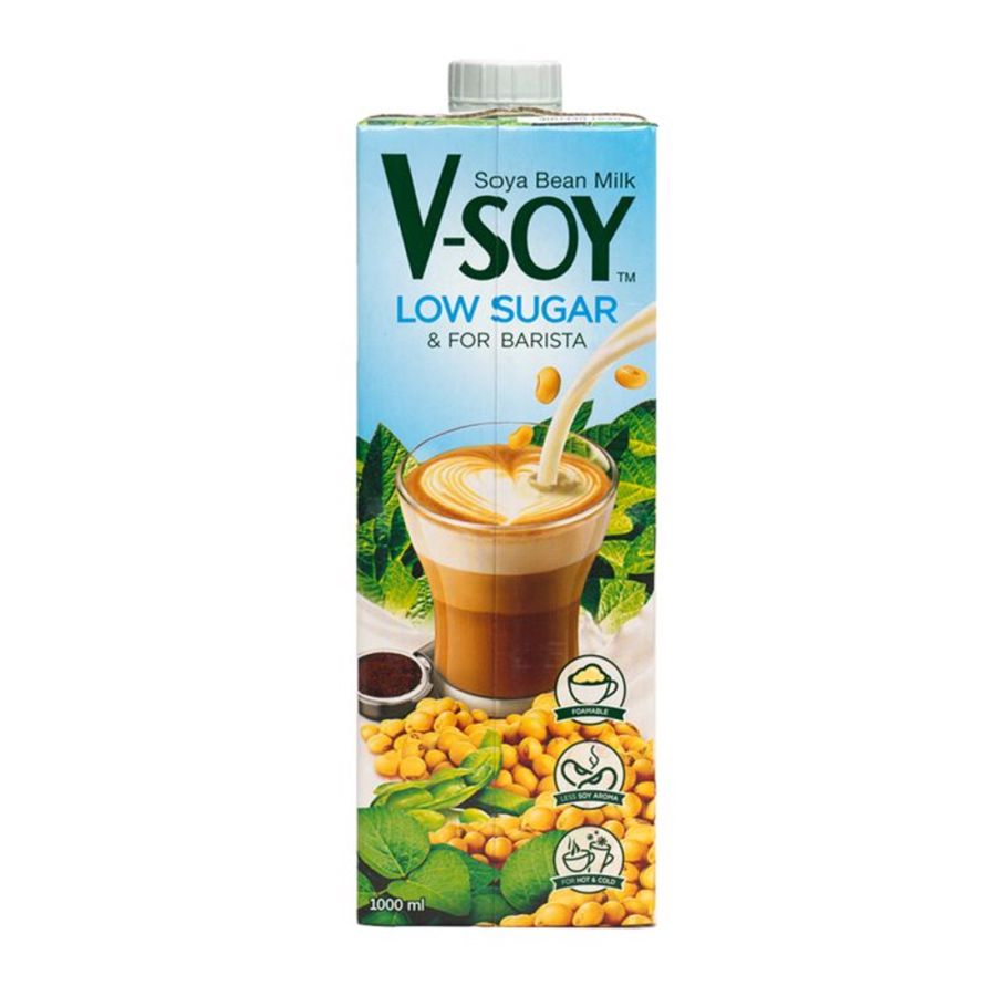 V-Soy Susu Kedelai Original Low Sugar 1000ml