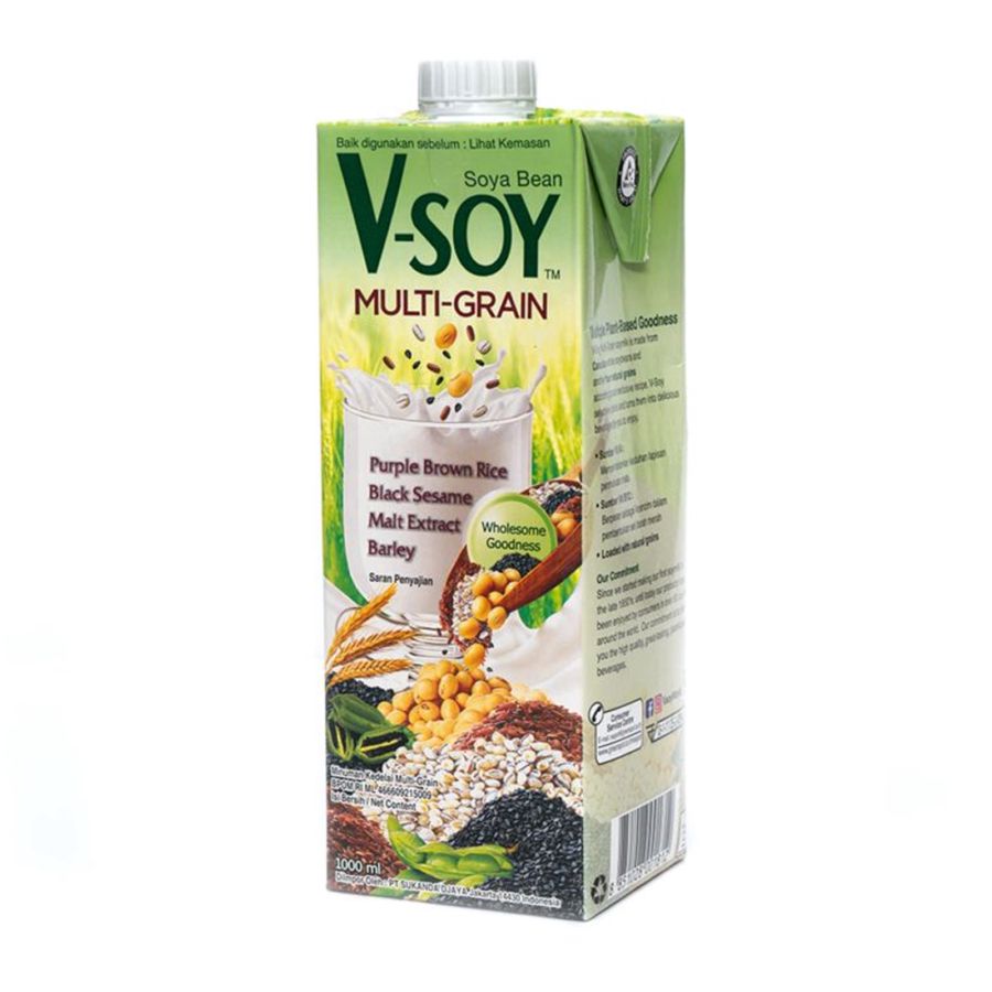 V-Soy Susu Kedelai Multi Grain 1000ml