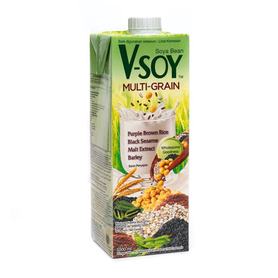 V-Soy Susu Kedelai Multi Grain 1000ml