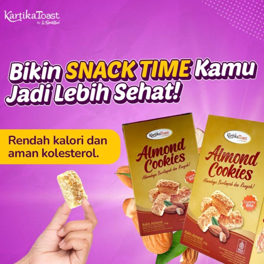 Kartika Toast Almond Bites 51gram