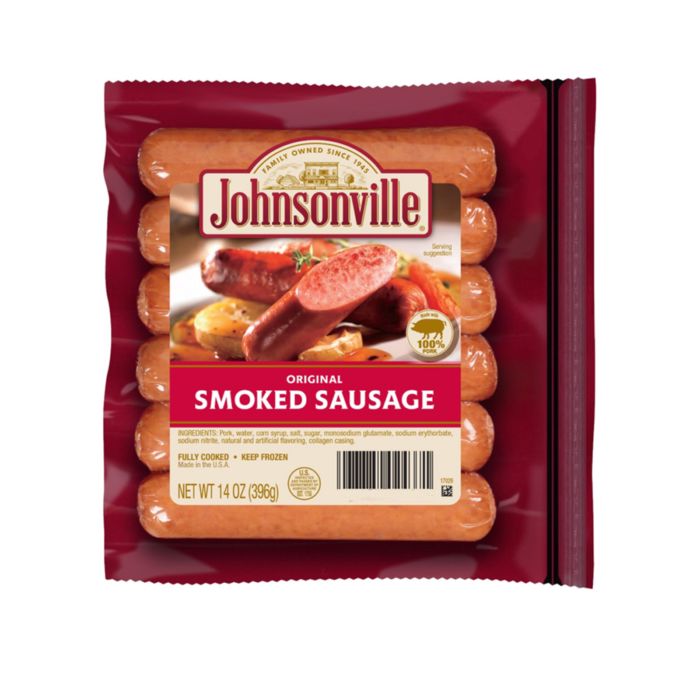 Johnsonville Smoked Brats Original Smoked Sausage Pork