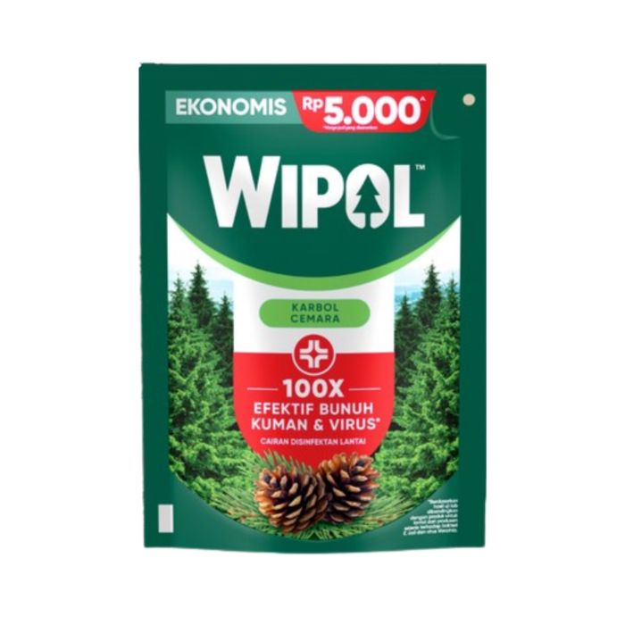 Wipol Domestos 5 in 1 Classic Pine Action Karbol Wangi Pembersih Lantai Refill 200ml 200ml