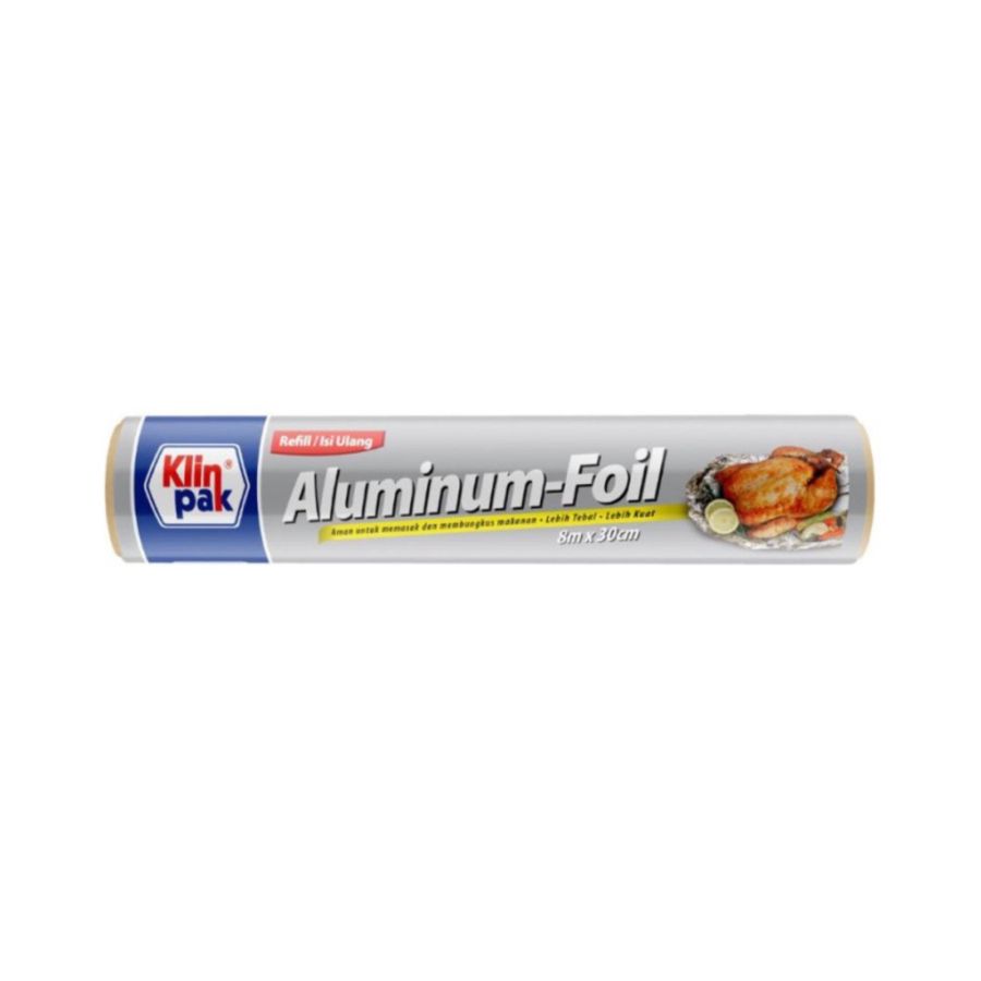 Klinpak Alumunium Foil Refill 30cm x 8m/Perlengkapan Dapur